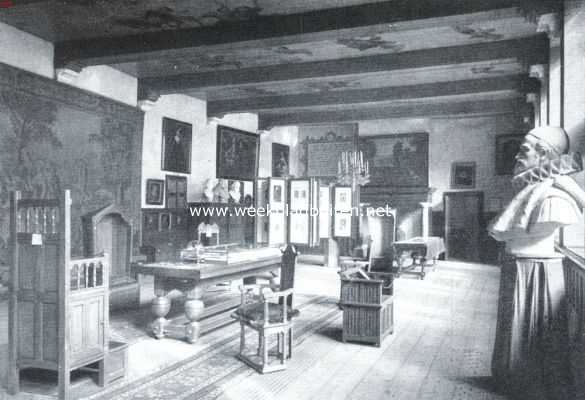 Het Prinsenhof te Delft. De historische zaal