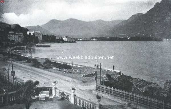 Zwitserland, 1921, Gandria, Gandria. Lugano, gezien van de Paradiso af