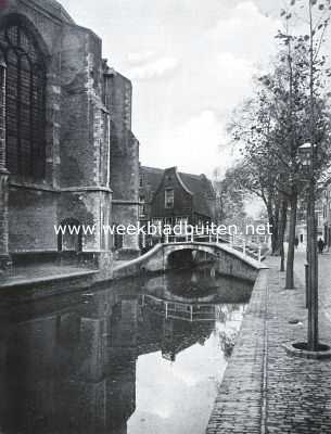 Zuid-Holland, 1921, Delft, Het Vrouwenrecht bij de Nieuwekerk te Delft