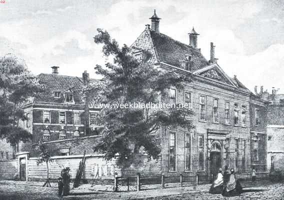 Noord-Holland, 1921, Amsterdam, Het Hersteld Luthersche Wees-, Oude Mannen en Vrouwenhuis in het midden der negentiende eeuw