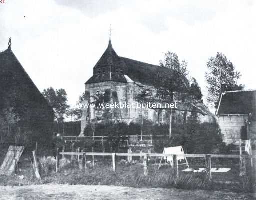 Zeeland, 1921, Scherpenisse, Een vergeten eiland. De kerk te Scherpenisse