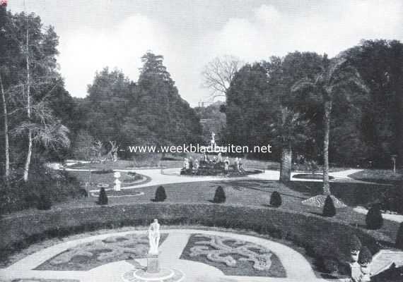 Itali, 1921, Tivoli, In het park van de Villa d' Este