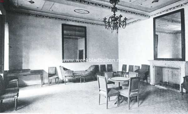 Frankrijk, 1921, Ajaccio, Ajaccio. Kamer in het geboortehuis van Napoleon
