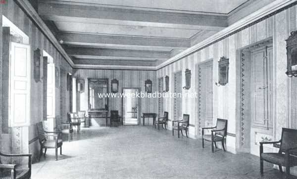 Frankrijk, 1921, Ajaccio, Ajaccio. De Groote Zaal in het geboortehuis van Napoleon