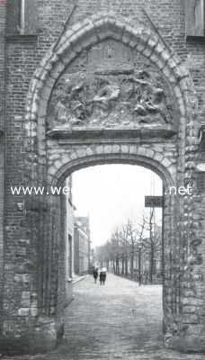 Zuid-Holland, 1921, Delft, Poortje van het voorm. Begijnhof te Delft