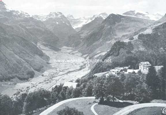 Zwitserland, 1921, Onbekend, Het Glarnerland. Het Braunwald met de Tdi-keten