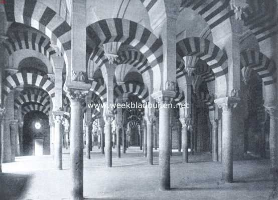 Spanje, 1921, Cordoba, Crdoba. Het inwendige van de moskee 2