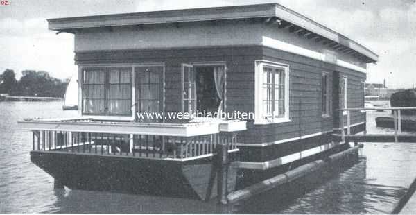 Noord-Holland, 1921, Amsterdam, Het woonschip 't 