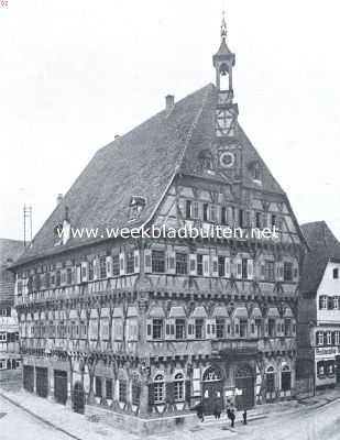 Duitsland, 1921, Markgrningen, Het raadhuis te Markgrningen