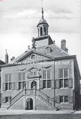 Zuid-Holland, 1921, Vlaardingen, Het stadhuis te Vlaardingen (1651)