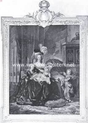 Schnbrunn. Marie Antoinette met hare kinderen. Naar madame Lebrun