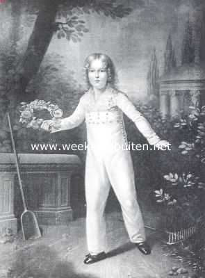 Schnbrunn. De hertog van Reichstadt (Koning van Rome, zoon van Napoleon I) die in 1832 op Schnbrunn overleed. Naar Winterhalter