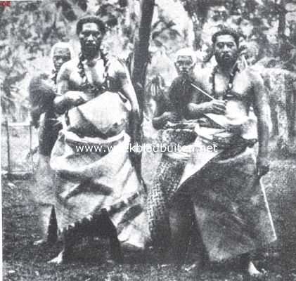 Samoa, 1921, Onbekend, Stamhoofden in ouderwetsche matten kleeding, Samoa-groep