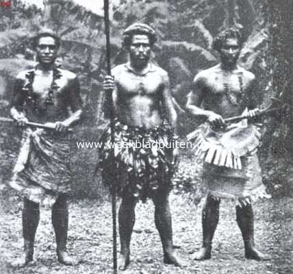 Samoa, 1921, Onbekend, Mannen in oorlogscostuum, Samoa-groep