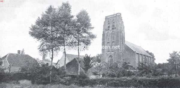 Gezicht op de kerktoren van St. Michielsgestel