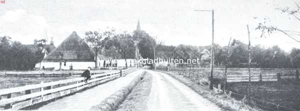 Noord-Holland, 1921, Den Burg, Texel. Bij de hoofdplaats Den Burg
