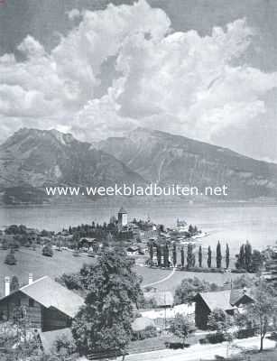 Zwitserland, 1921, Spiez, Spiez aan het Thuner Meer