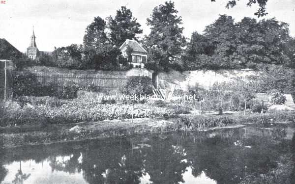 Gelderland, 1921, Hattem, Overblijfsel van den voormaligen vestingmuur te Hattem