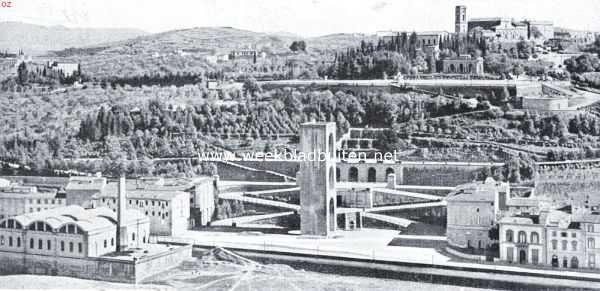 Itali, 1921, San Miniato, Kerk en kerkhof te San Miniato