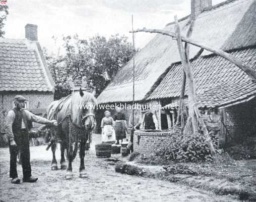 Noord-Brabant, 1921, Oirschot, Boerenerf te Oirschot
