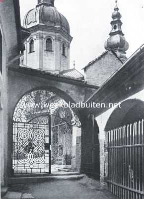 Oostenrijk, 1921, Salzburg, Salzburg. Ingang van het Peterskerkhof