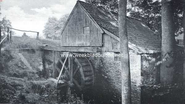 Overijssel, 1921, Vasse, Een uithoek van Twente. Watermolen aan den weg naar Vasse