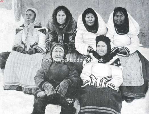 De Eskimo's. Eskimo-vrouwen (Okak, Labrador)