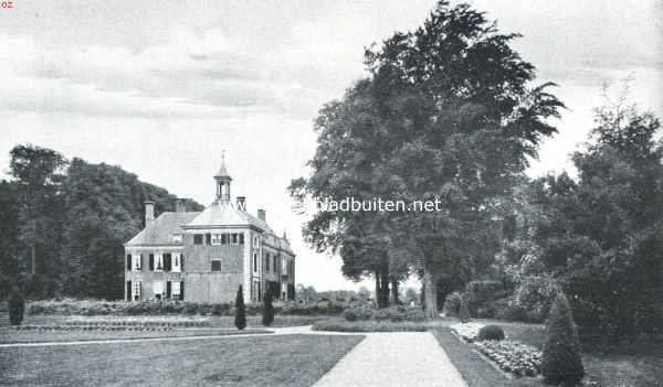 Overijssel, 1922, Windesheim, Het Huis te Windesheim. Gezicht uit het westen op het Huis te Windesheim