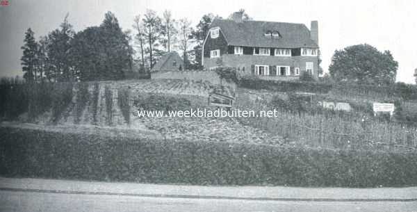 Gezicht op het landhuis 