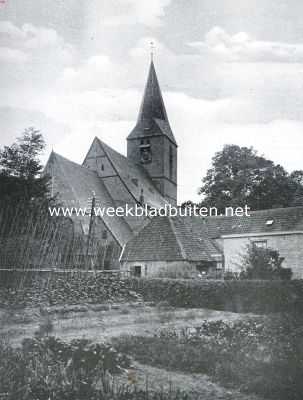Overijssel, 1922, Olst, Bij het kerkje te Olst