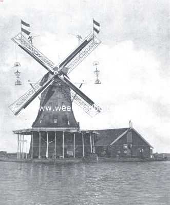 Noord-Holland, 1922, Onbekend, Versierde molen 