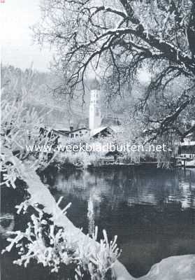 Duitsland, 1922, Wolfratshausen, Winterstemming te Wolfratshausen