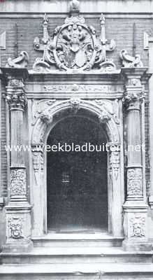 Overijssel, 1922, Deventer, Het Landshuis te Deventer. De hoofdingang