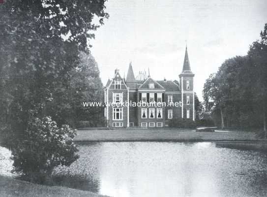 Zuid-Holland, 1922, Wassenaar, Duinrel. De achterzijde van het kasteel Duinrel, die nog het meest het achttiende eeuwsch karakter heeft bewaard