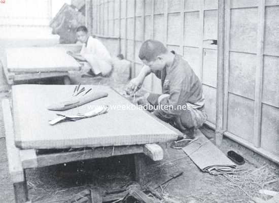 Japan, 1922, Onbekend, Uit Japan. Het maken der tatami