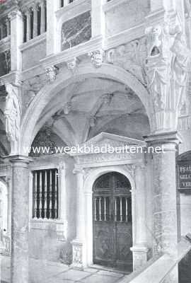 Utrecht, 1922, Rhenen, Dtail van het oxaal in de St. Cunera-kerk te Rhenen