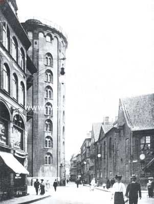 Denemarken, 1922, Kopenhagen, Bij den ronden toren te Kopenhagen