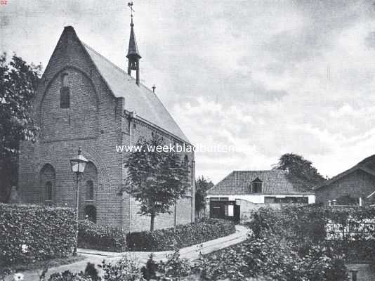 Utrecht, 1922, Amersfoort, Amersfoort. De St. Rochus-Kapel bij het Godshuis 