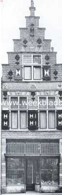 Utrecht, 1922, Amersfoort, Amersfoort. Geveltje in de Langestraat