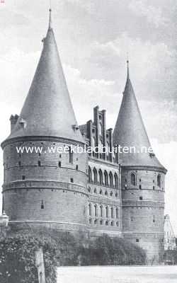 Duitsland, 1922, Lbeck, De Holstenpoort te Lbeck