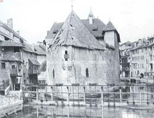 Frankrijk, 1922, Annecy, Oude huizen te Annecy