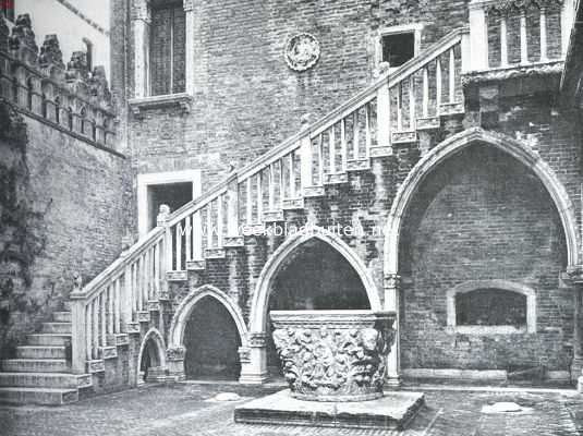 Itali, 1922, Veneti, Binnenhof van het Palazzo 