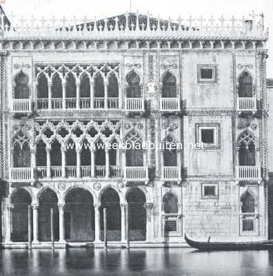 Itali, 1922, Veneti, Het palazzo Ca d' Oro aan het Canal Grande te Veneti