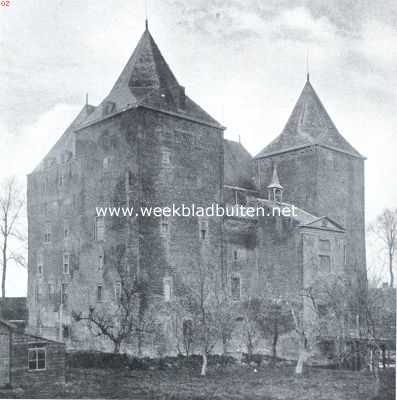 Gelderland, 1922, Poederoijen, Het Slot Loevestein, van terzijde gezien