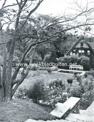 Tuinarchitectuur in Amerika. Tuin van Mrs. Prosser Englewood, N.J. Architecte Miss Ruth Dean