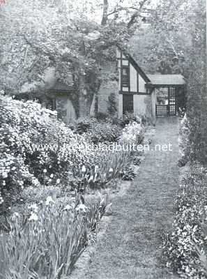 Tuinarchitectuur in Amerika. In den tuin van Mrs. Pomeroy, Englewood, N.J.