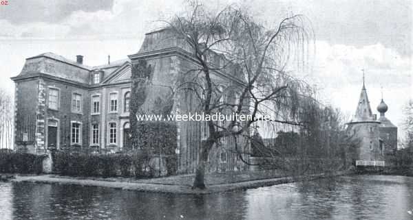 Het kasteel Cortenbach. Het heerenhuis, achterzijde