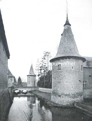 Het kasteel Cortenbach bij Voerendaal. De slotgracht