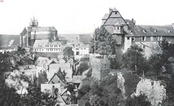 Duitsland, 1922, Diez, Het kasteel Diez. Rechts de 