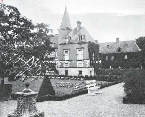 Overijssel, 1922, Delden, Het kasteel Twickel. Achterzijde